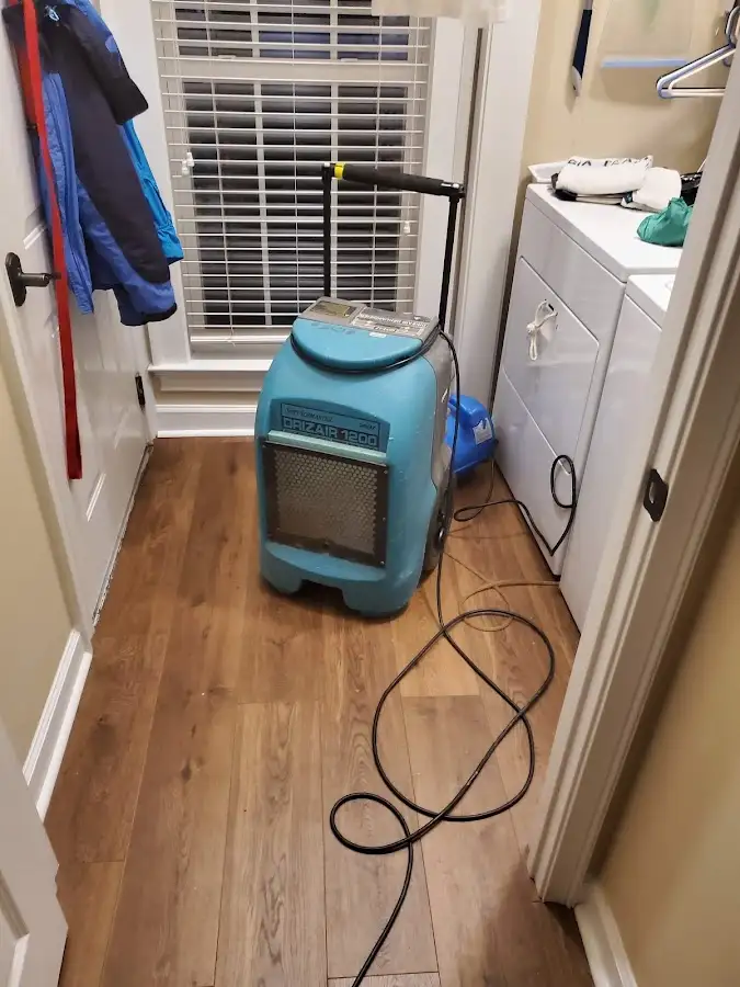 Commercial dehumidifier deployed for Flood Damage Cleanup in New Philadelphia